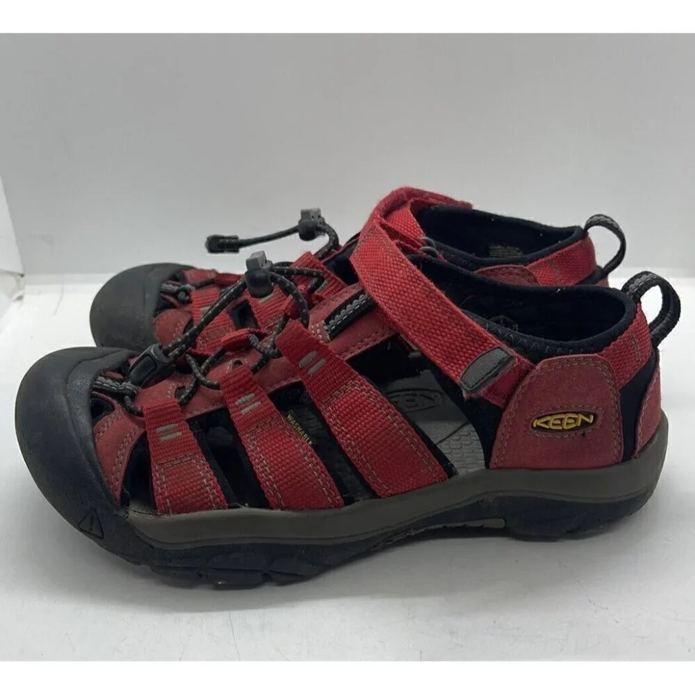 Keen Newport H2 Red Ribbon Hiking Sports Sandals Big Kids Sz 4 US 36 EUR 1012318